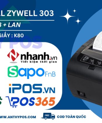 Máy in bill Zywell 303 - Giao Tận Nơi tại Đà Lạt