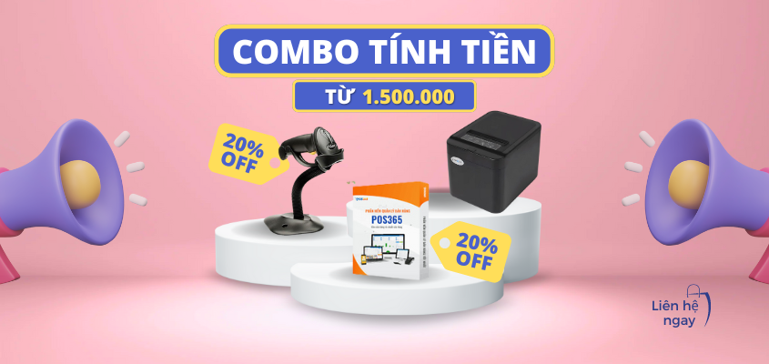 Combo Tính tiền chỉ từ 1.500.000 chỉ có tại An Thy Pos - Lắp Đặt tận nơi tại Đà Lạt