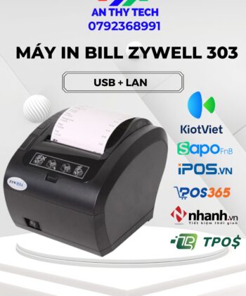 Máy in bill Zywell 303 - Giao Tận Nơi tại Đà Lạt