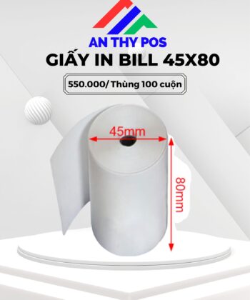 Giấy in bill 45x80 - giao tận nơi miễn phí tại Đà Lạt