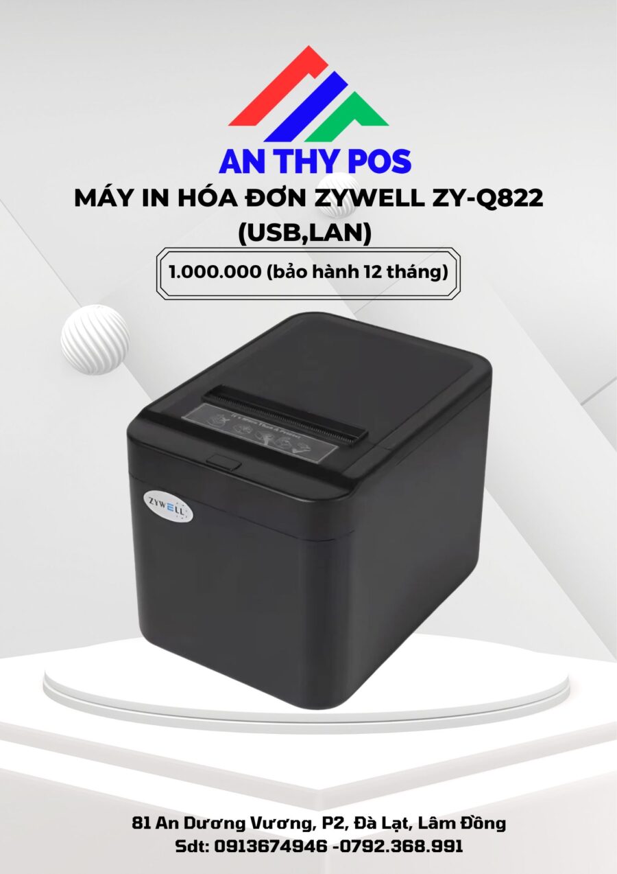 Máy in Zywell Zy-Q822 (USB,LAN)